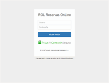 Tablet Screenshot of calendario-reservas.com